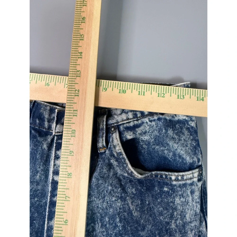 Vintage Weekends JCPenney Mens Acid Wash Jeans Made in USA Blue W29 L30 4099 IND
